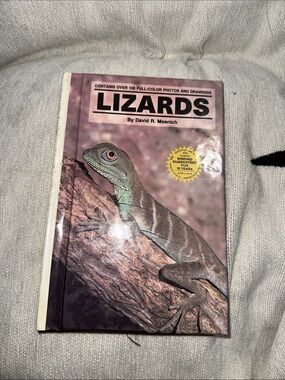 Lizards 🦎 hardcover book 1990 with color photos